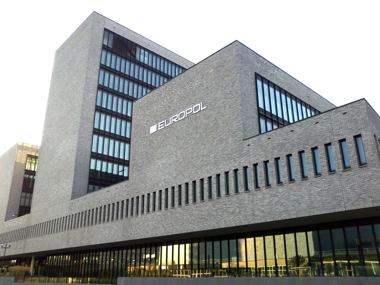 Edificio de la sede de Europol en La Haya, Países Bajos.