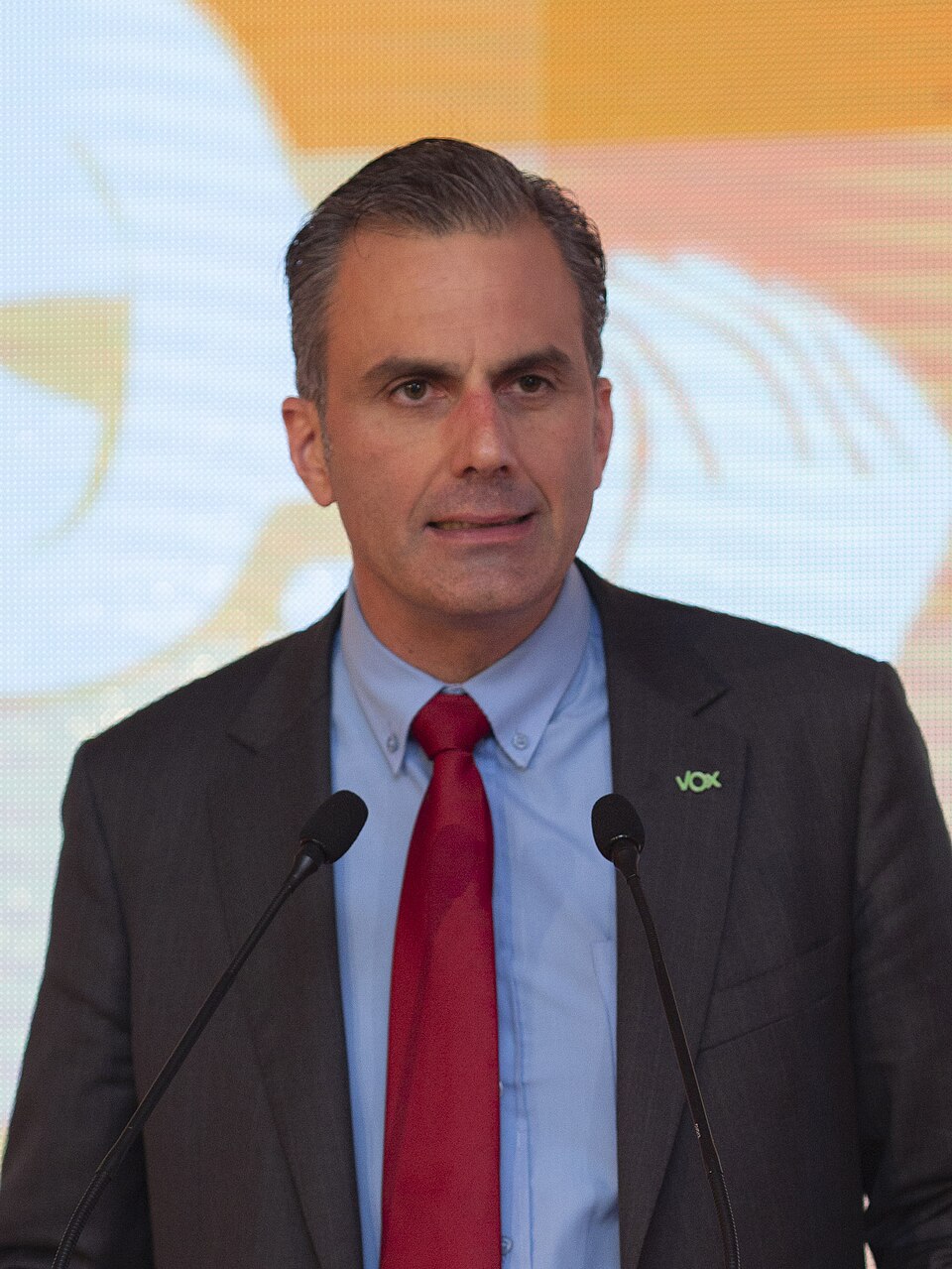Javier Ortega Smith, dirigente de VOX